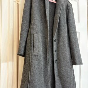 J.Crew Gray Wool Blend Coat
